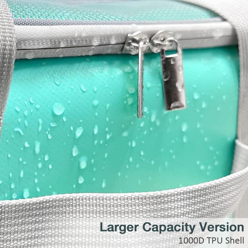 Karltion Paddle Board Cooler Bag, Waterproof Portable Deck Bag with Top Mesh Pocket,Kayak Cooler Bag with Side Pouches for Water Bottles,Inflatable Paddle Board Accessories Coolers for Sup, Kayak - Image 5